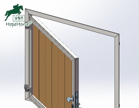 Fenêtre de grange à charnières