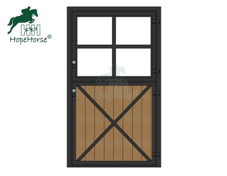 Portes hollandaises personnalisées avec croix