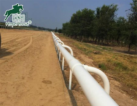 PVC tube rond Rail de course hippique en  