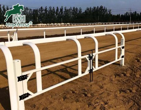 Europe Rail de course hippique en PVC Design