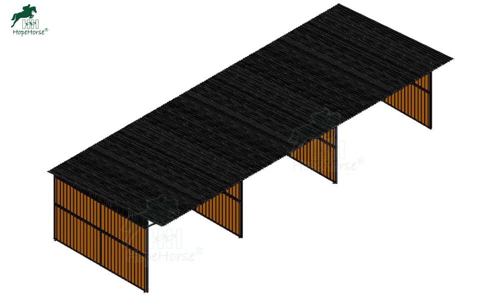 horse shelter layout-2 horse shelter layout-2