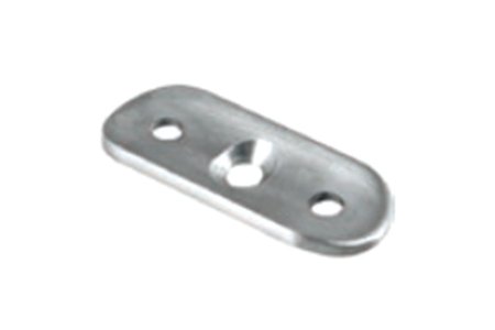 Support Plate With Straight Side Hole