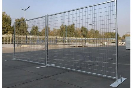 High quality powder coated canada temporary fence with canada style