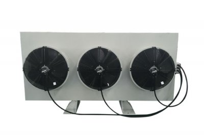 Wind power radiator assembly