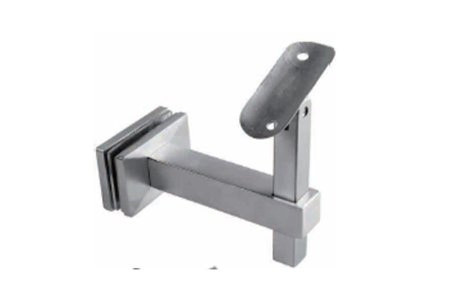 Glass Mount Handrail Bracket - Adjustable