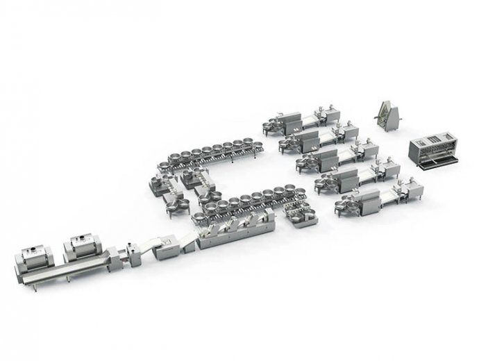 Smart Production Line For Hand-Rolled Noodles