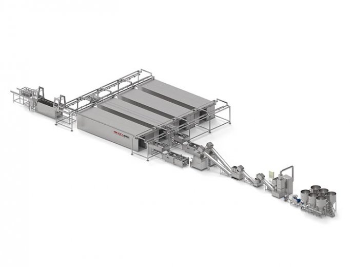Fully Automatic Straight Dry Rice Noodle Production Line