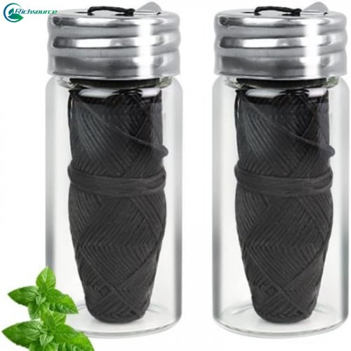Bamboo charcoal dental floss