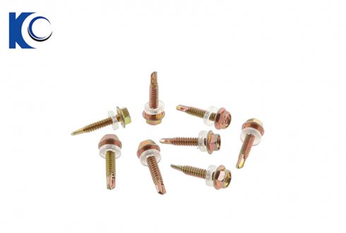 Hex Head Self Drilling Screw with PVC Washer