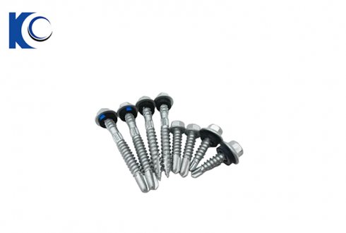 Hex Head Screw with PVC Washer Dacromet