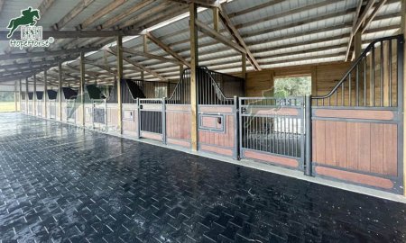 What is the good flooring for horse stall?