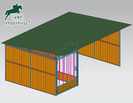 Cheap Temporary Horse Shed Plan