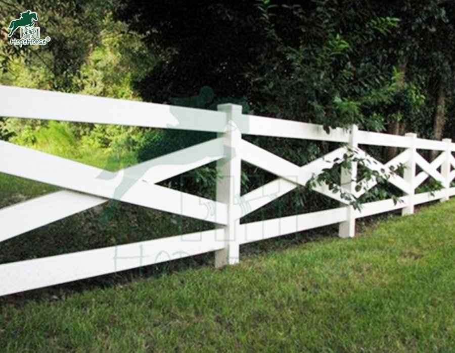 cross horse fence