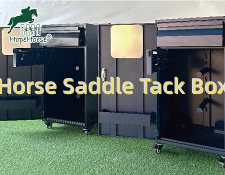 Metal Horse Saddle Tack Locker Box