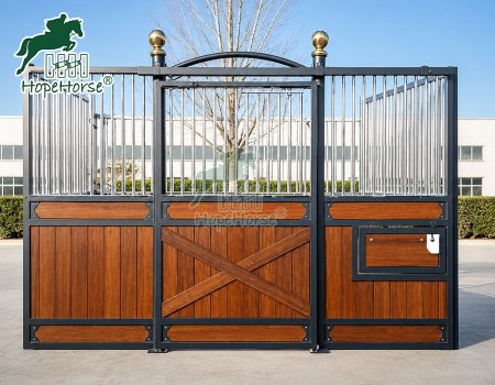 Stainless Steel Upper Bar Horse Stable Front