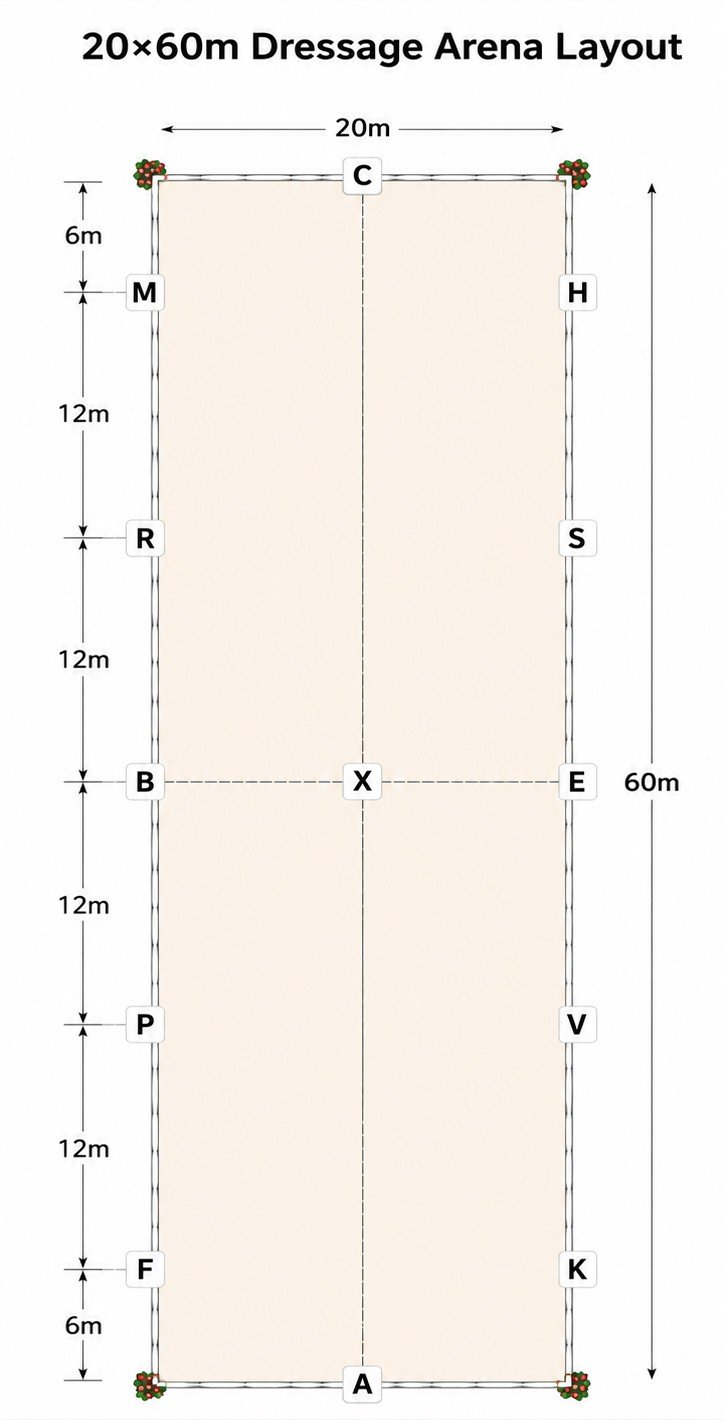 dressage arena layout