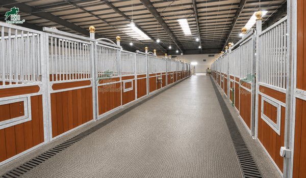 sliding door horse stall