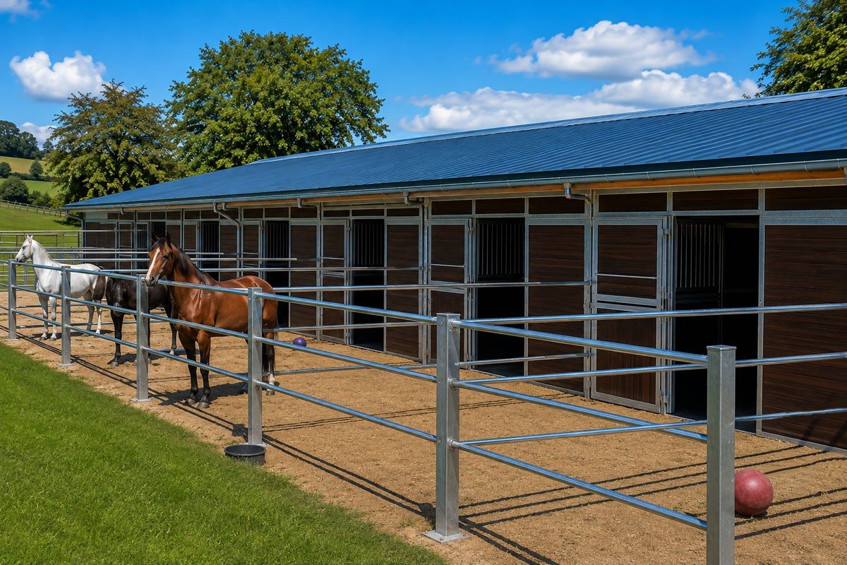 horse stall run
