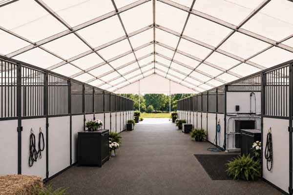 Temporary Horse Stall Tent