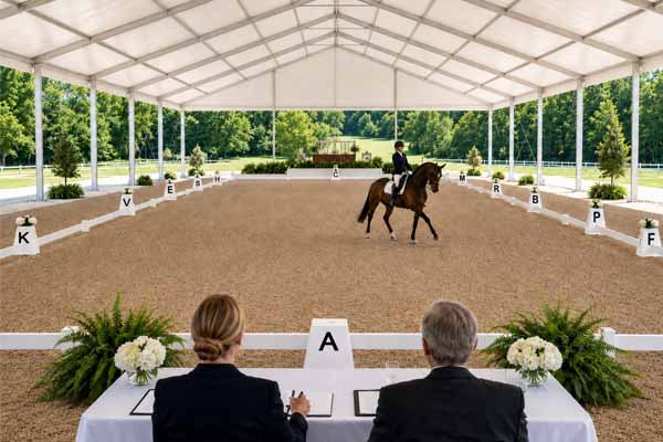 dressage arena tent