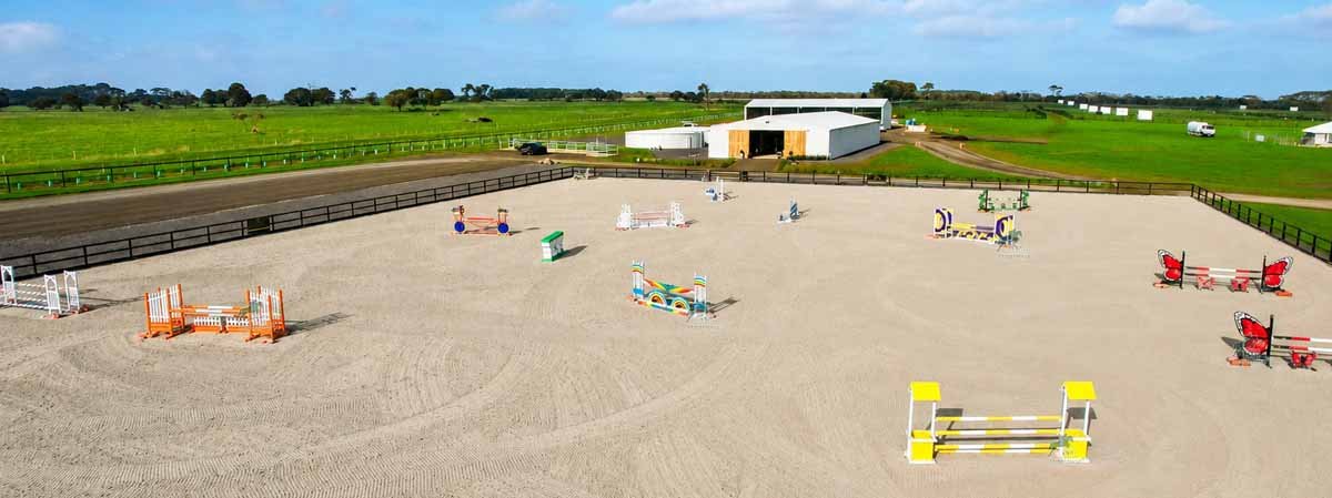 horse jump arena