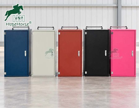 Metal Horse Saddle Tack Locker Box