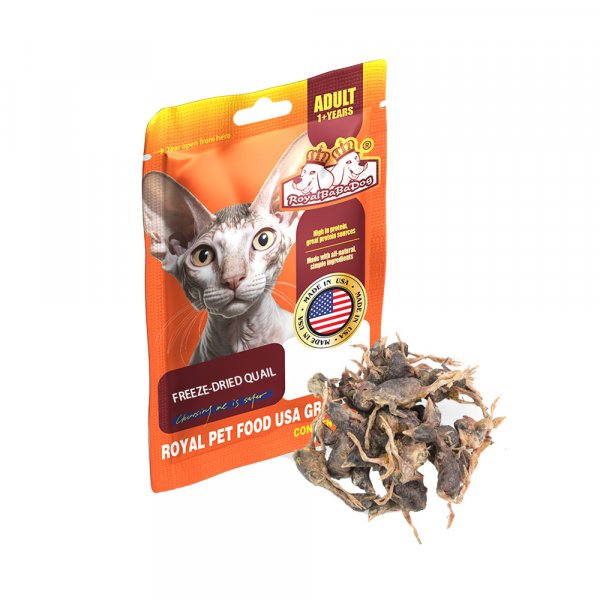 Freeze-dried quail