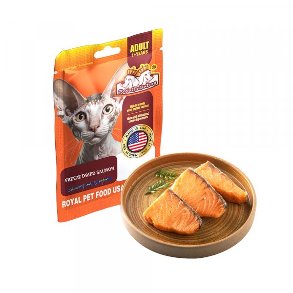 Freeze dried salmon